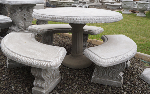 Table and Benches